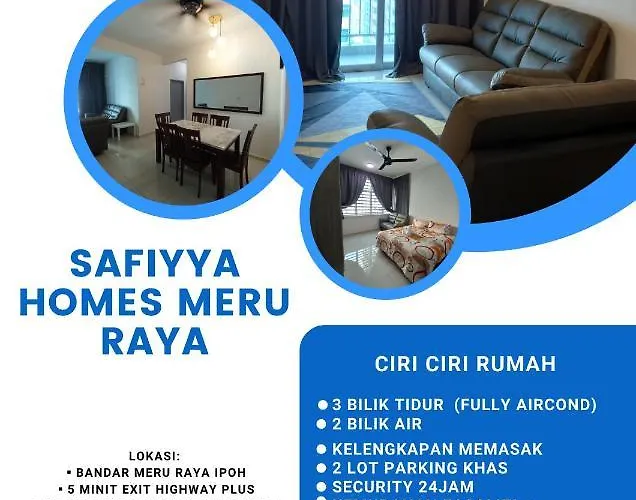 Safiyya Homes Meru Raya - Wifi/Netflix